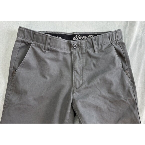 Eddie Bauer Pants Mens 34x32 Microfiber Gray Straight Leg Pant RUNS SMALL - Picture 4 of 11